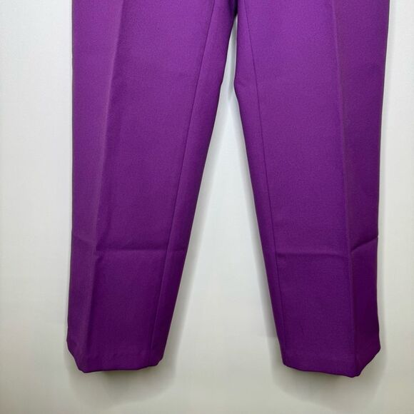 Vintage Levi's Bend Over Dress Pants Women's 6 (vintage 14) purple High-Rise - Picture 4 of 14